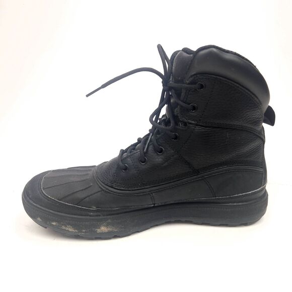 Nike ACG Woodside II Triple-Black Waterproof Ankle Duck Boot 525393-090 Size 9 - Picture 2 of 9